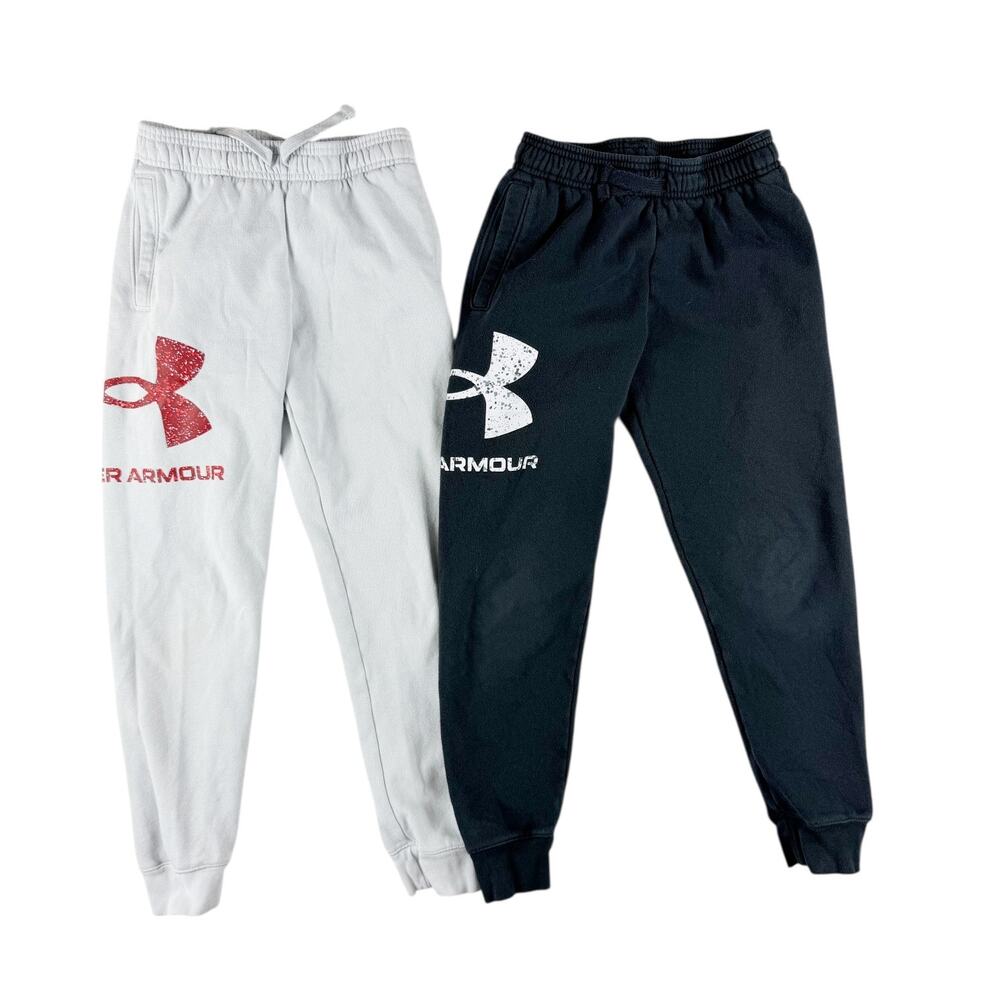 Under Armour Boys Rival Fleece Jogger Sweatpants Bundle Youth Medium YMD 10/12